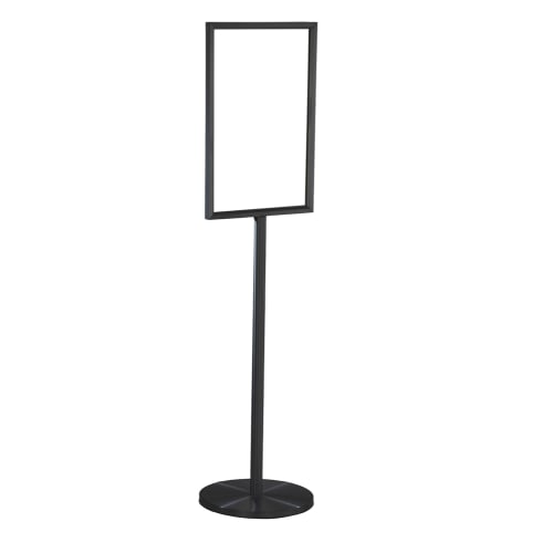 Floor Standing Sign Frame 28x22, Black